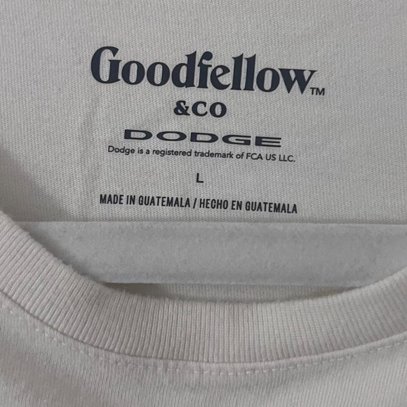 Dodge Retro Graphic Men's Cream T-Shirt - Picture 4 of 4